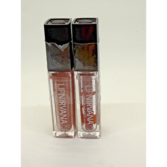 Beauty Society Other - Beauty Society Lip Nirvana Matte Lipstick Set 2 Pc Bali & Fall In Love w Mirror
